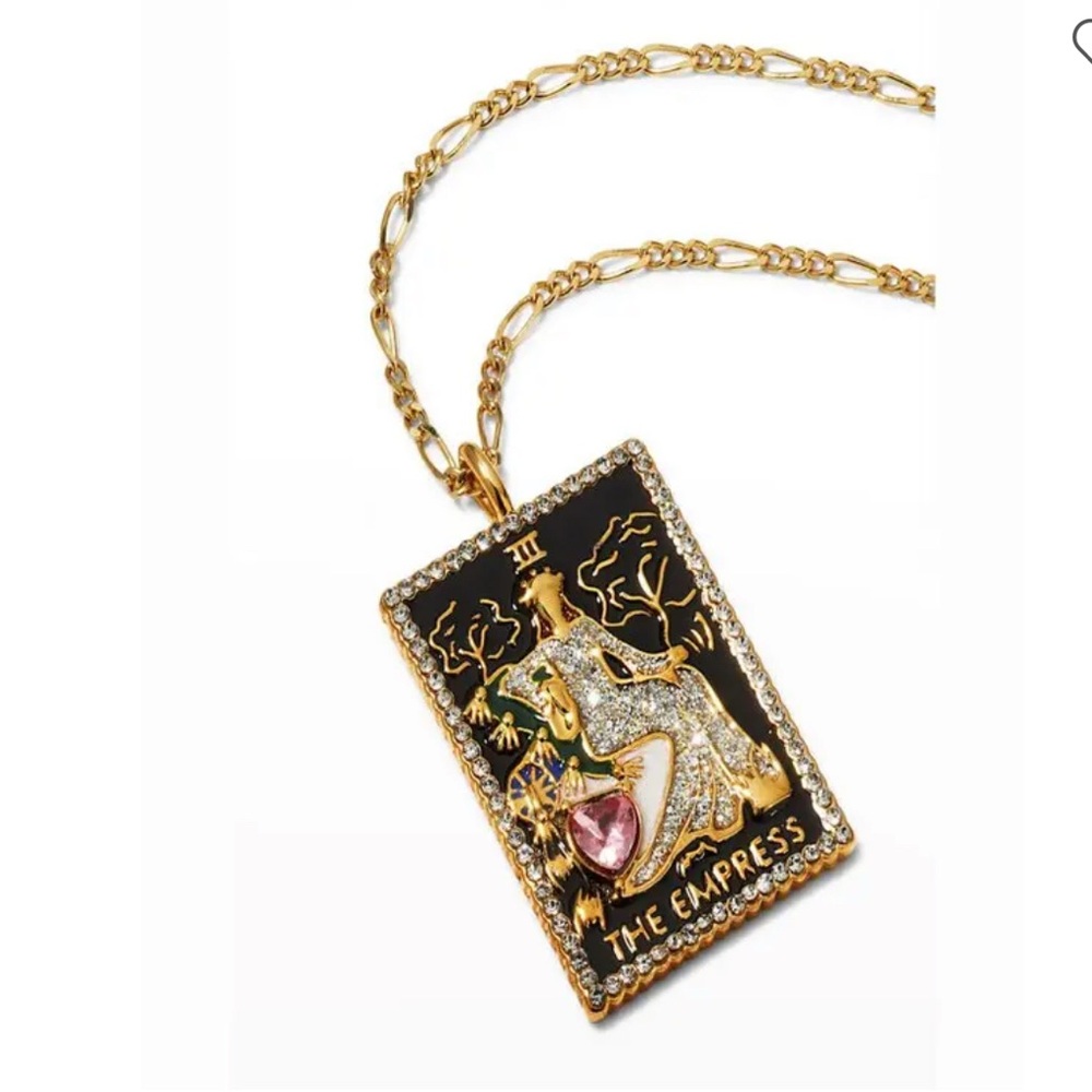 Tarot NWT + Original Card, Bag Baublebar Tarot Card Necklace Empress - Picture 3 of 8